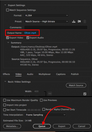 Adobe Premiere Export - Cut Video Premiera Adobe