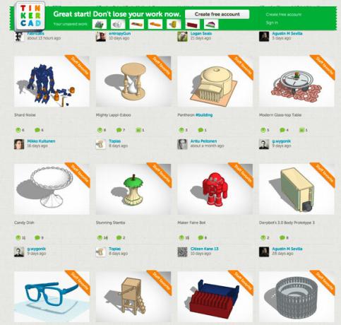 9 aplikacji ułatwiających tworzenie katalogu tinkercad obiektów do druku 3D