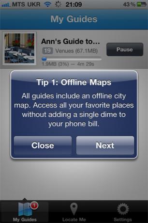mapy offline