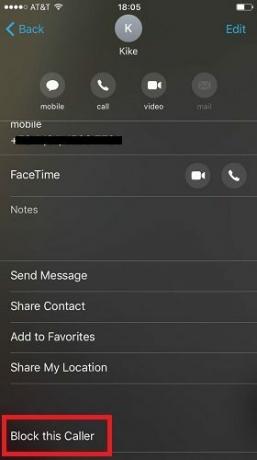 Jak zablokować numer telefonu na iPhonie IOS Block Block FaceTime 280x500