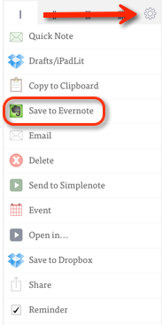 Szkice Evernote