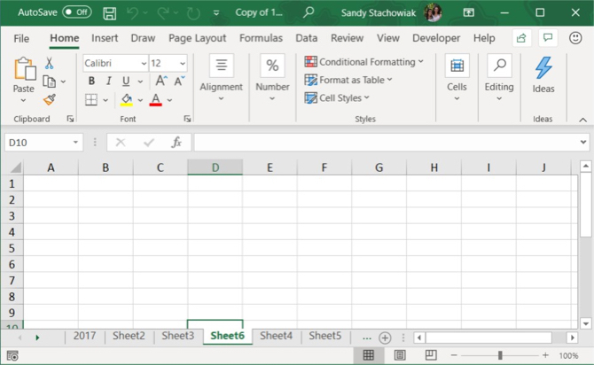 Excel Dodaj kartę