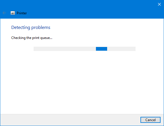 narzędzie do rozwiązywania problemów z drukarką w systemie Windows 10