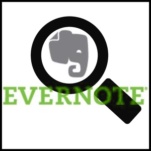 funkcja wyszukiwania Evernote