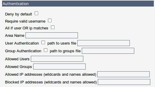 htaccess -henticate