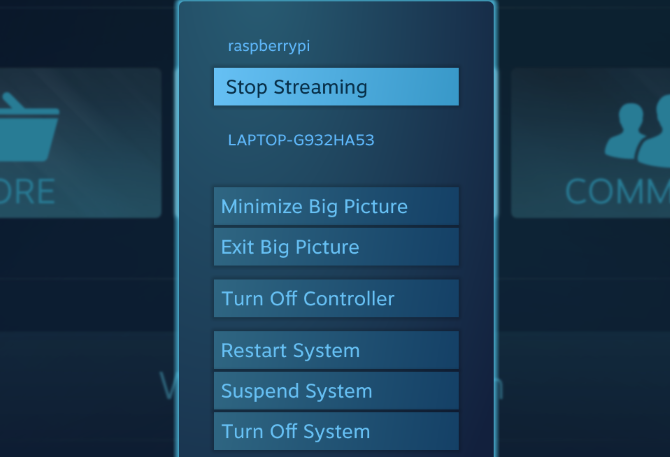 Zatrzymaj Steam Link na Raspberry Pi