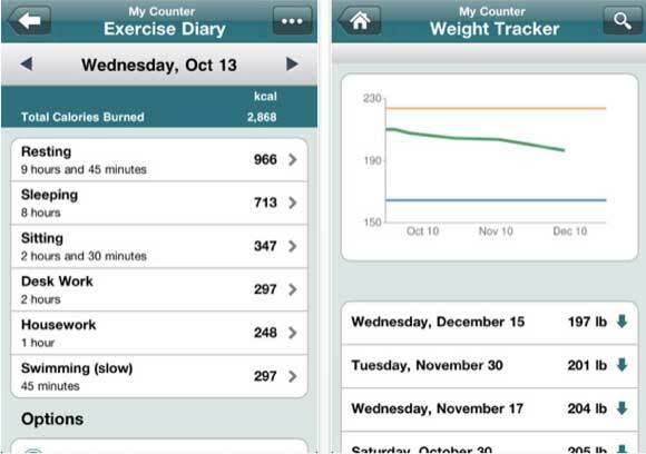 10 świetnych aplikacji dla zdrowia na iPhone'a i iPada calorieapp2