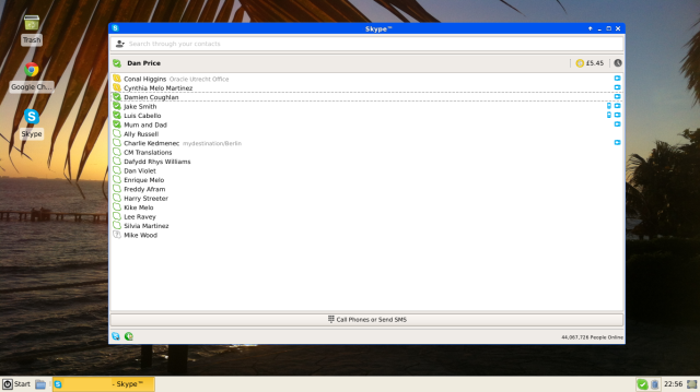 Skype na Chromebookv3