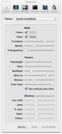 Cathode & Blinky: Sexy Vintage Zamienniki dla terminala i monitora TextEdit [Mac OS X] 1