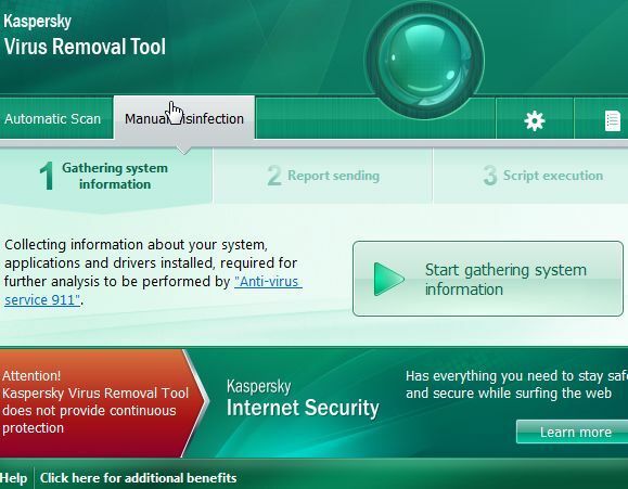 Sprawdź swój komputer szybko i bezpłatnie za pomocą narzędzia Kaspersky Virus Removal Tool scanner2