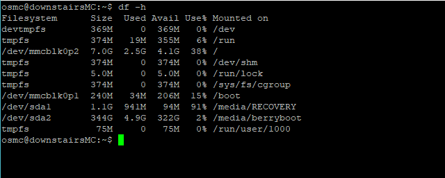 Ile wolnego miejsca ma karta SD Raspberry Pi?