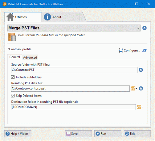 Scal wiele plików PST programu Outlook.