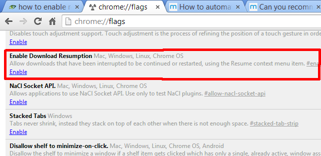 chrome-enable-download-resumption