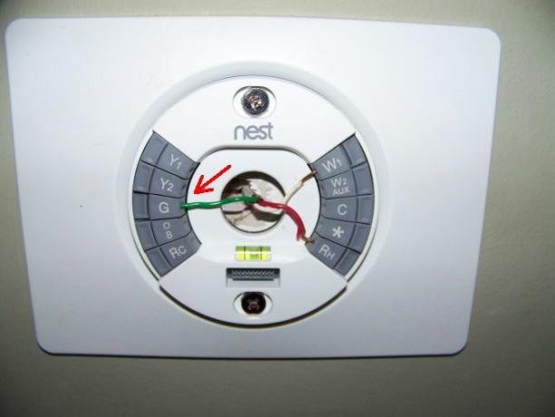 Schemat instalacji inteligentnego termostatu Nest