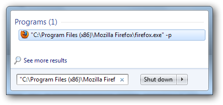 wiele profili firefox