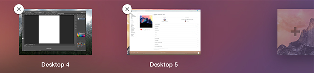 Jak korzystać z wielu komputerów stacjonarnych w Mac OS X newdesktop