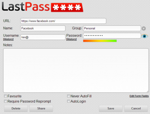 Konta LastPass