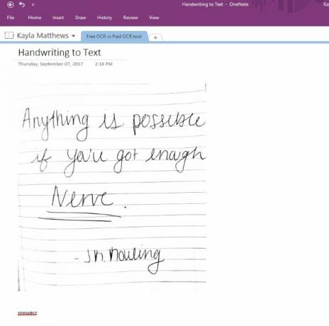 onenote optyczne rozpoznawanie znaków