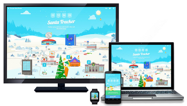 Santa Tracker od Google