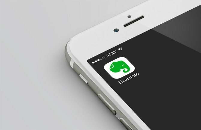 Jak napisać ebook: ikona Evernote