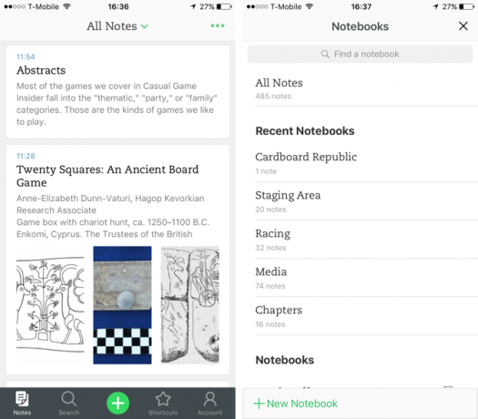 Jak korzystać z Evernote: nieoficjalna instrukcja Evernote ios