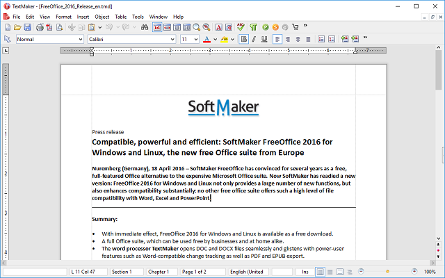 freeoffice-interface-textmaker