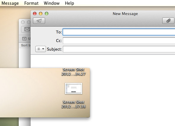 zrzut ekranu Apple Mac