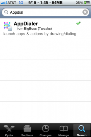 dialery aplikacji cydia