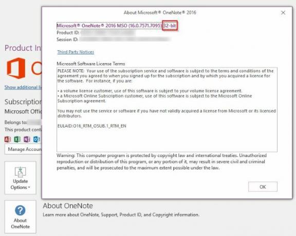 OneNote 32-bitowy 64-bitowy