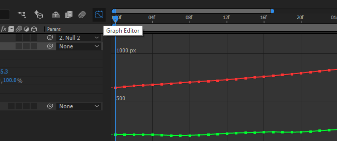 Jak poruszać się po tekście w edytorze wykresów Adobe After Effects