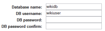 Tworzenie bazy danych Wiki