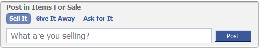 sprzedawanie rzeczy na Facebooku