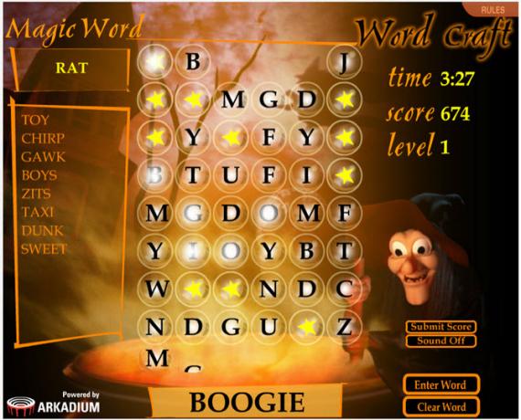 Darmowe gry słowne online - Word Craft