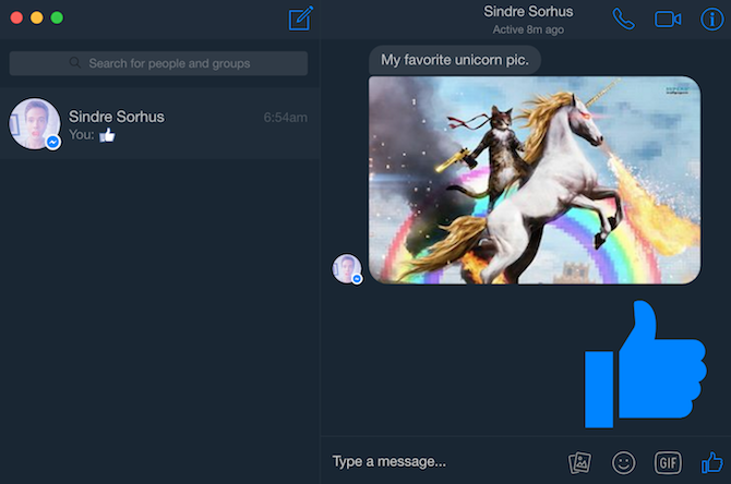 caprine facebook messenger aplikacja komputerowa na komputery Mac