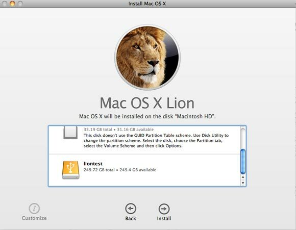 instalacja wewnętrzna osx