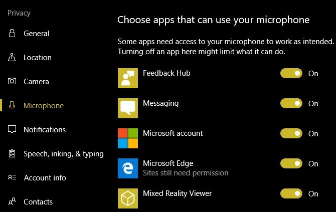 Jak zabezpieczyć Microsoft Edge przed szpiegowaniem twojej kamery internetowej i mikrofonu Edge Wyłącz uprawnienie mikrofonu