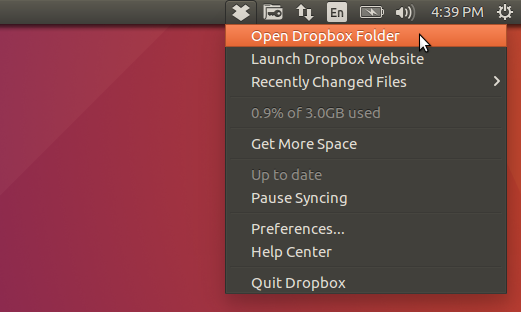 Dropbox na Ubuntu