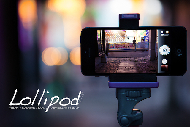 Lollipod.com - statyw / monopod / wysięgnik / oświetlenie i selfie Stojak na wiele urządzeń, od smartfonów po GoPro, mniejszych kamer, stroboskopów lub lamp wideo.