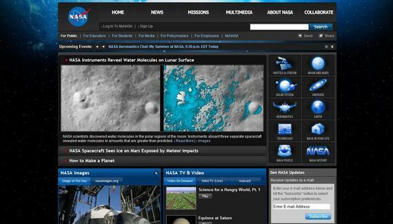 5 najlepszych stron internetowych dla fanów kosmosu i astronomii nasa