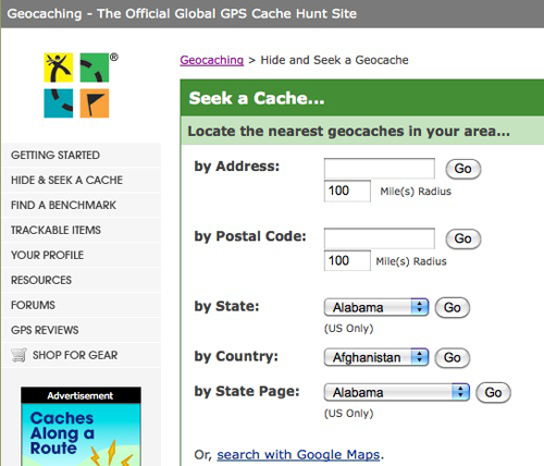 Co to jest geocaching i jak się z tym bawić? Zrzut ekranu 2010 05 31 o godzinie 2