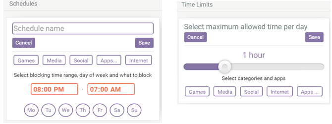 Najlepsze narzędzia do ograniczania czasu dzieci w Internecie Ekran SafeLagoonSettings