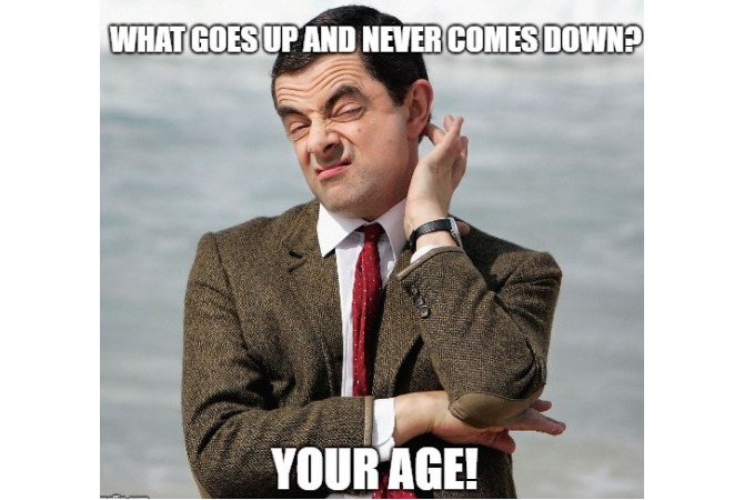 Meme urodzinowy Mr. Bean