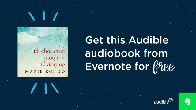 Ten audiobook o Deklaracji życia jest bezpłatny przez jeden tydzień (USA i Kanada) Audible Evernote