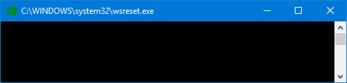 wsreset systemu Windows 10