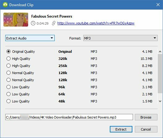 4K Video Downloader pobiera listy odtwarzania, kanały i więcej YouTube Video Downloader 4K Pobierz audio