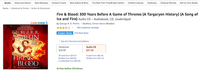 amazon audiobook cd