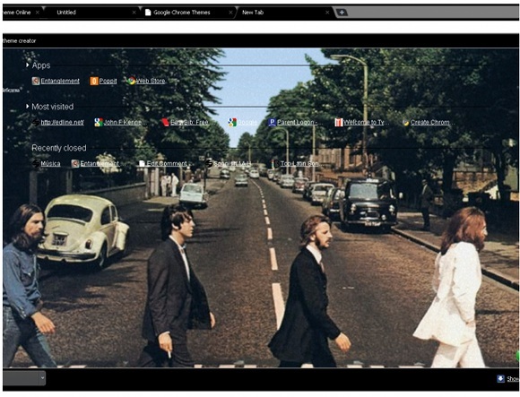 10 najfajniejszych motywów przeglądarki Google Chrome Zrzut ekranu 2011 03 24 na 1