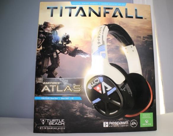 Zestaw słuchawkowy Turtle Beach Titanfall Ear Force Atlas i gadżety Zestaw słuchawkowy Turtle Beach Titanfall Ear Force Atlas 2