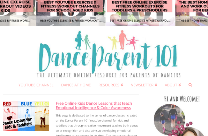 Dance Parent 101 to repozytorium bezpłatnych zasobów tanecznych dla dzieci i rodziców dzieci tancerzy