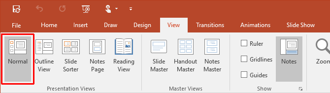 Jak wyświetlić bieżącą datę i godzinę w prezentacji PowerPoint PowerPoint 2016 Zobacz normalny 670 x 189